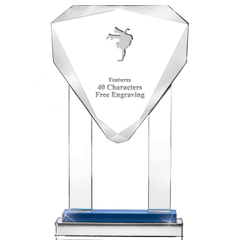 10"RISING NOBLE GEM CRSTL BLUE