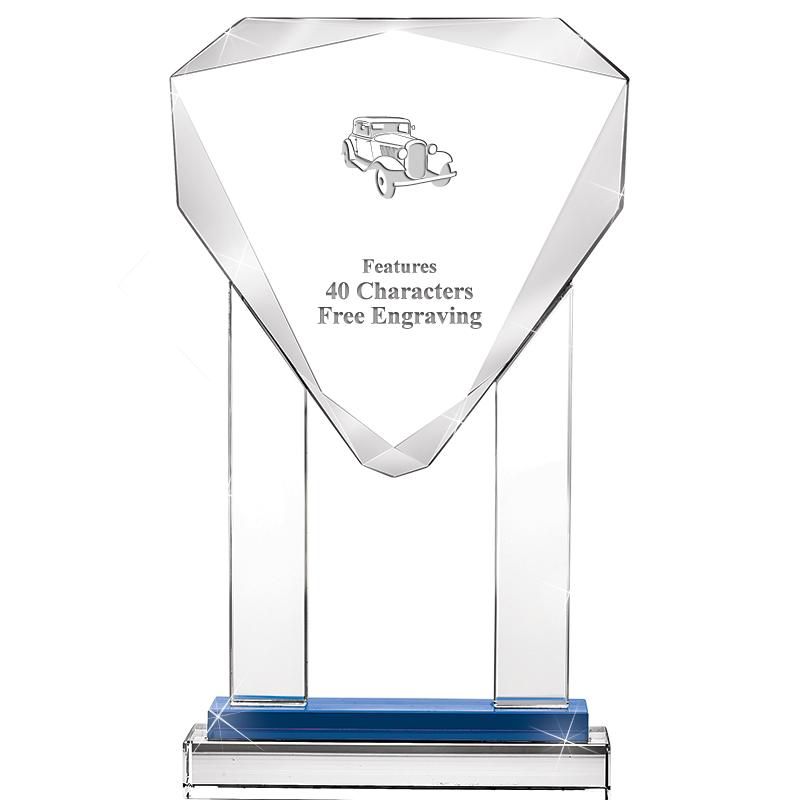 10"RISING NOBLE GEM CRSTL BLUE