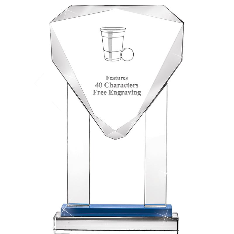 10"RISING NOBLE GEM CRSTL BLUE