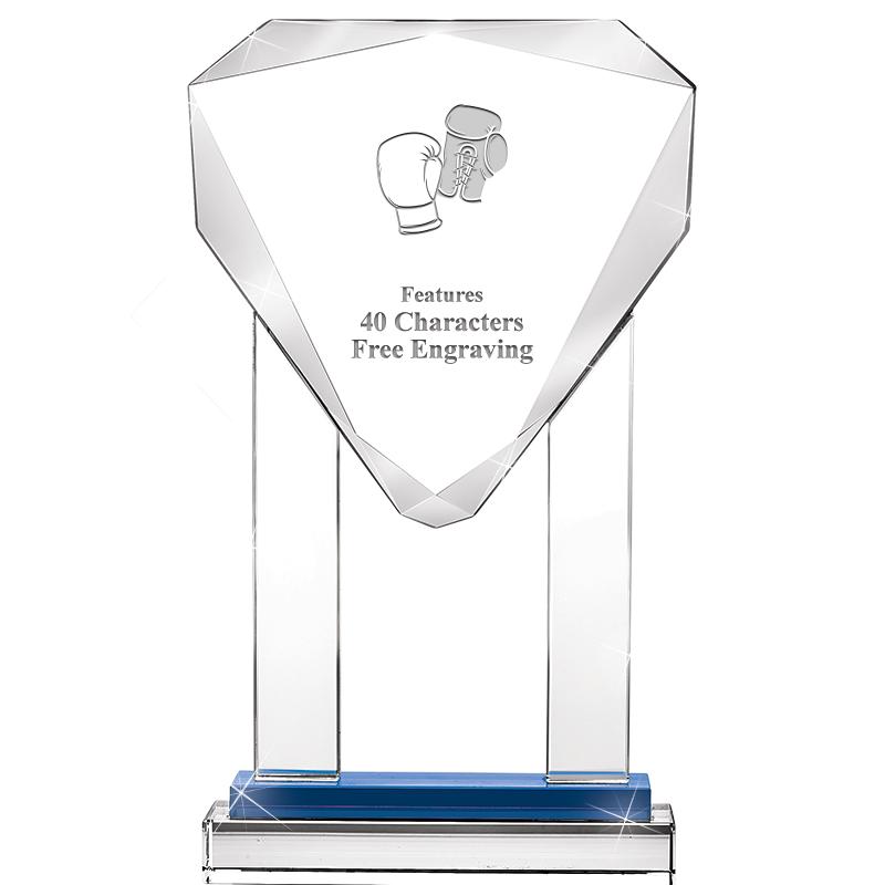 10"RISING NOBLE GEM CRSTL BLUE