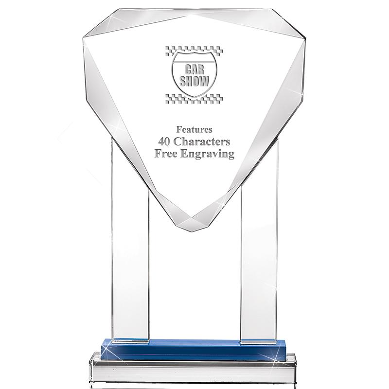 10"RISING NOBLE GEM CRSTL BLUE