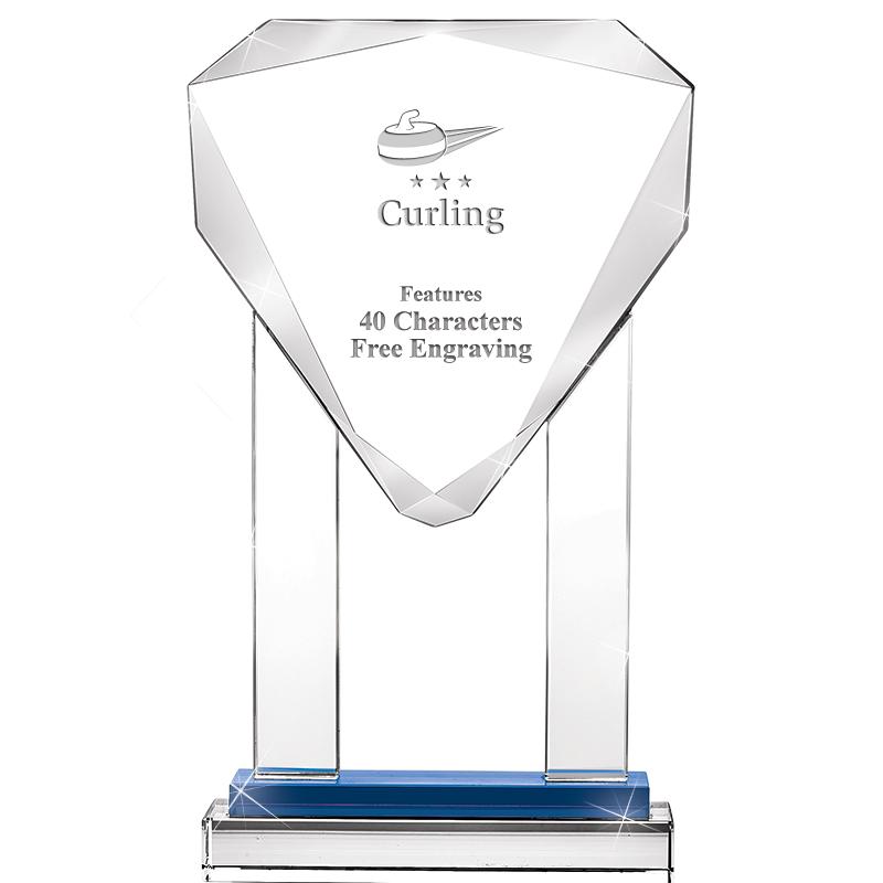 10"RISING NOBLE GEM CRSTL BLUE