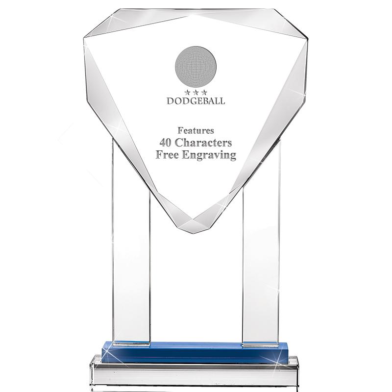 10"RISING NOBLE GEM CRSTL BLUE