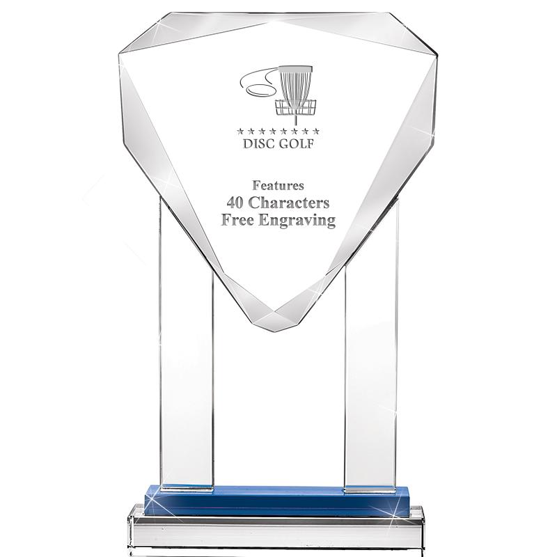 10"RISING NOBLE GEM CRSTL BLUE