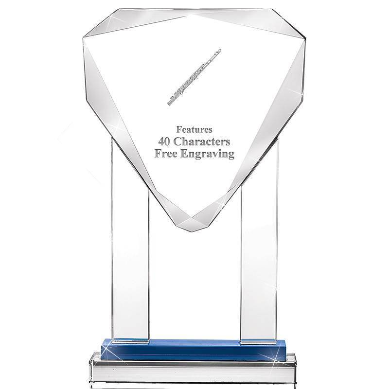 10"RISING NOBLE GEM CRSTL BLUE