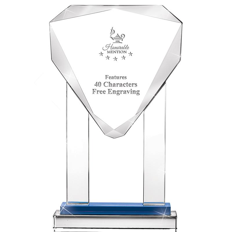 10"RISING NOBLE GEM CRSTL BLUE