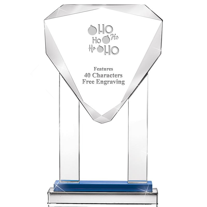 10"RISING NOBLE GEM CRSTL BLUE