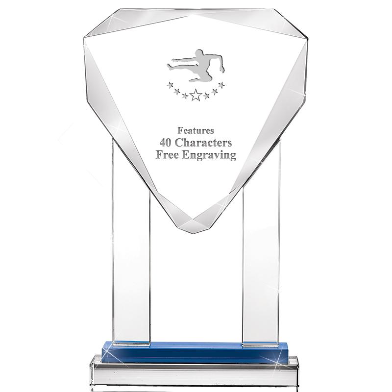 10"RISING NOBLE GEM CRSTL BLUE