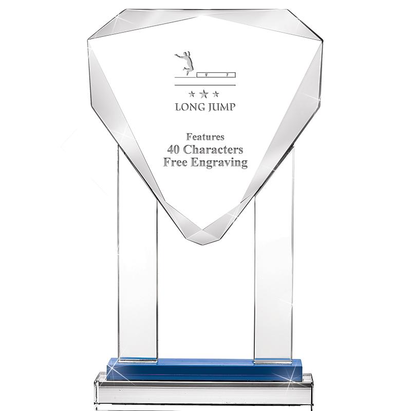 10"RISING NOBLE GEM CRSTL BLUE