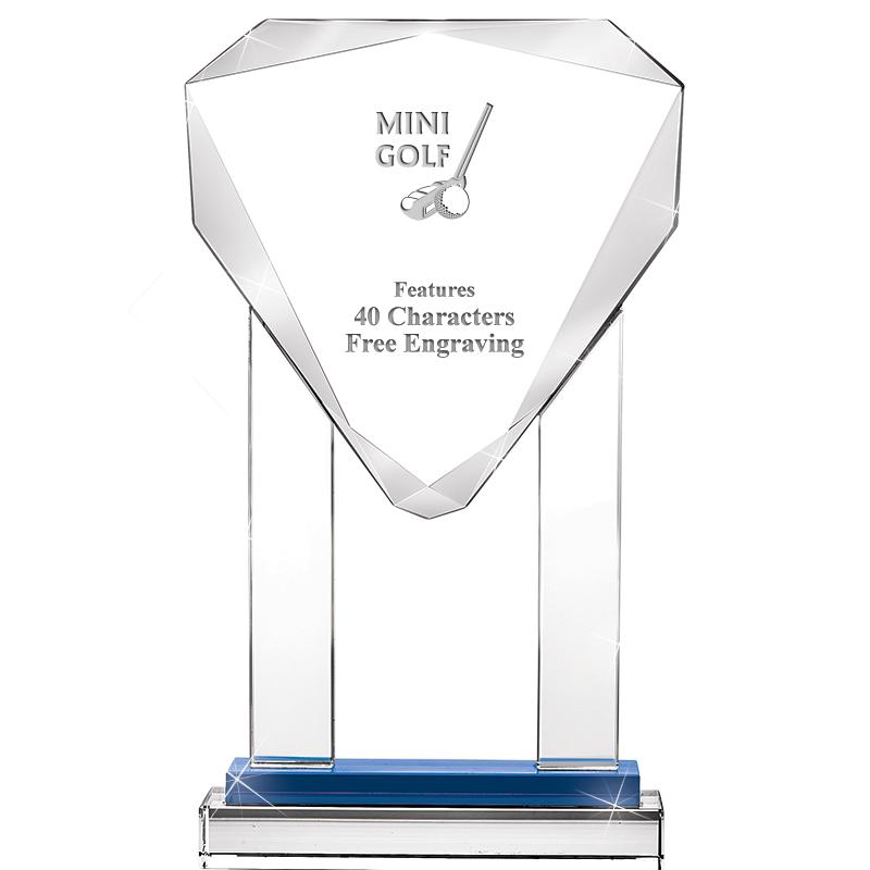 10"RISING NOBLE GEM CRSTL BLUE