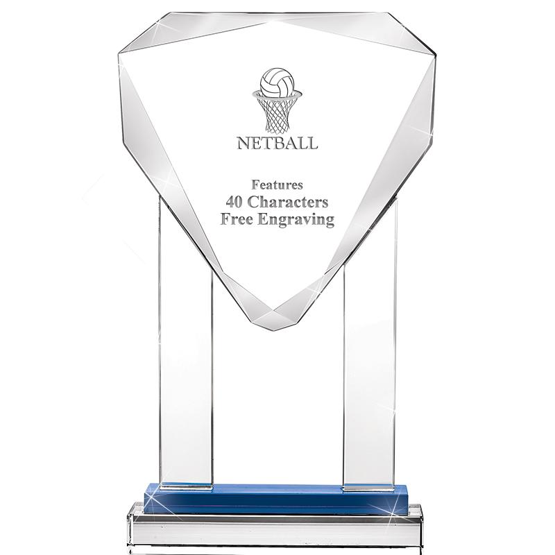 10"RISING NOBLE GEM CRSTL BLUE