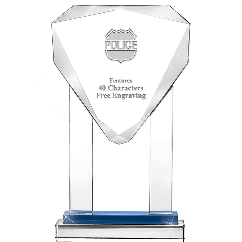 10"RISING NOBLE GEM CRSTL BLUE