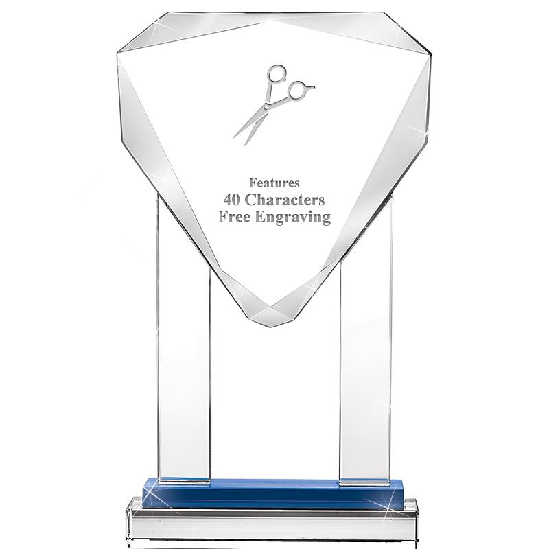 10"RISING NOBLE GEM CRSTL BLUE