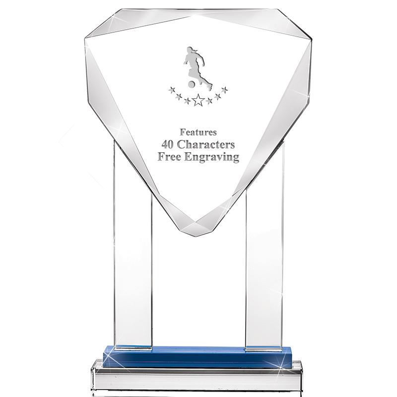 10"RISING NOBLE GEM CRSTL BLUE