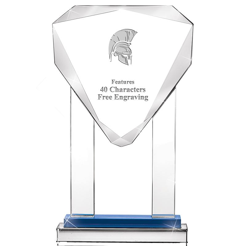 10"RISING NOBLE GEM CRSTL BLUE