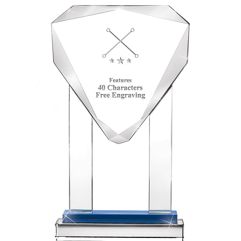 10"RISING NOBLE GEM CRSTL BLUE