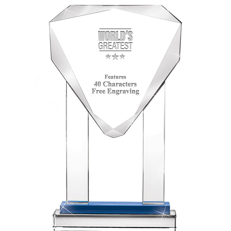 10"RISING NOBLE GEM CRSTL BLUE