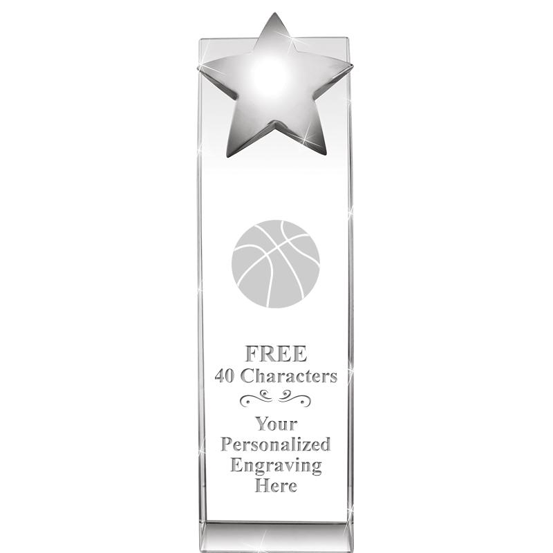 9.5"RECOGNITION CRYSTAL TOWER