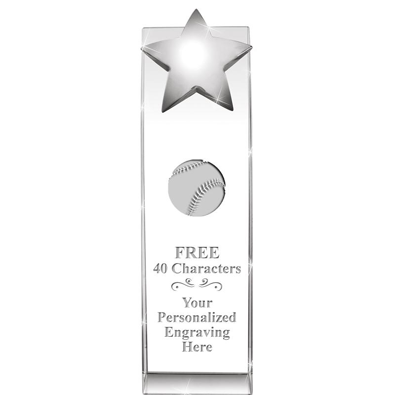 9.5"RECOGNITION CRYSTAL TOWER