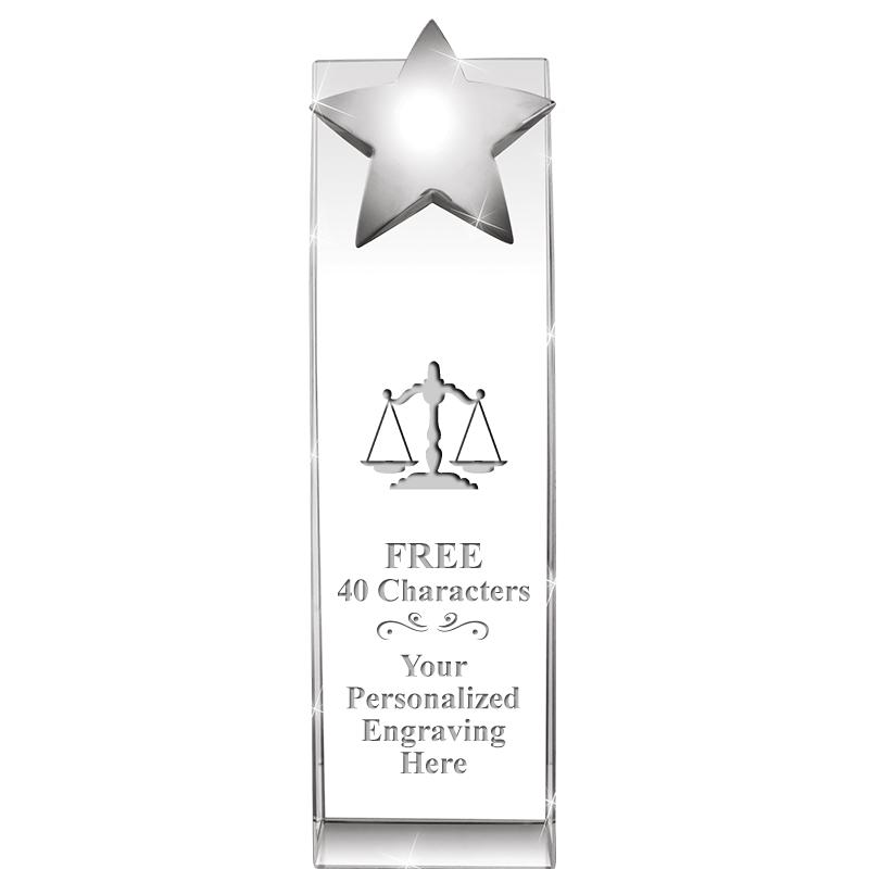 9.5"RECOGNITION CRYSTAL TOWER