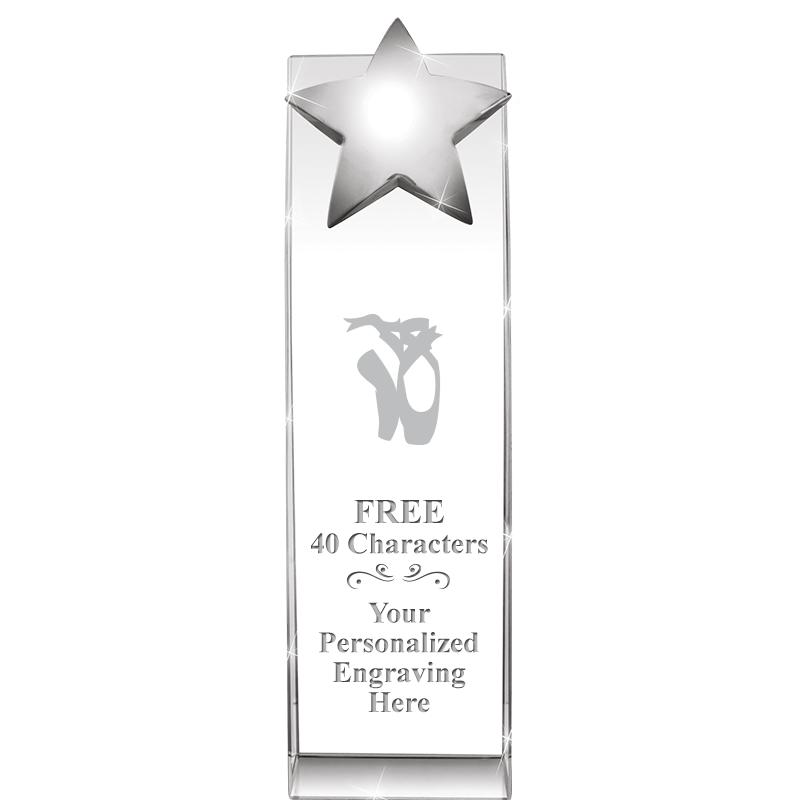 9.5"RECOGNITION CRYSTAL TOWER