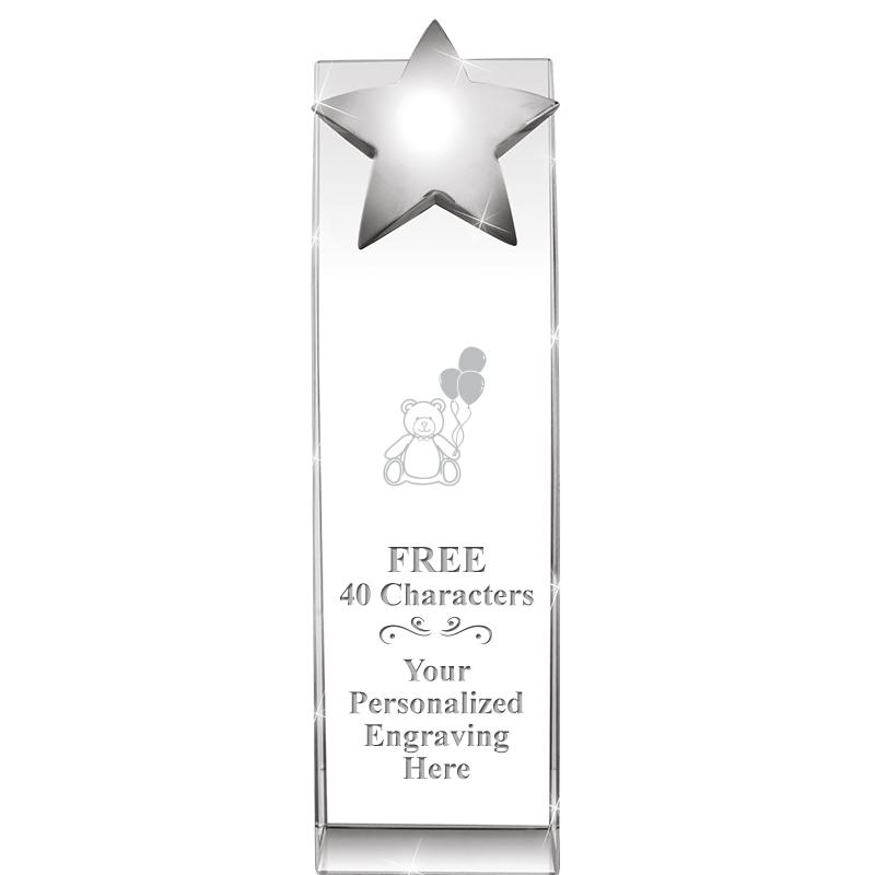 9.5"RECOGNITION CRYSTAL TOWER