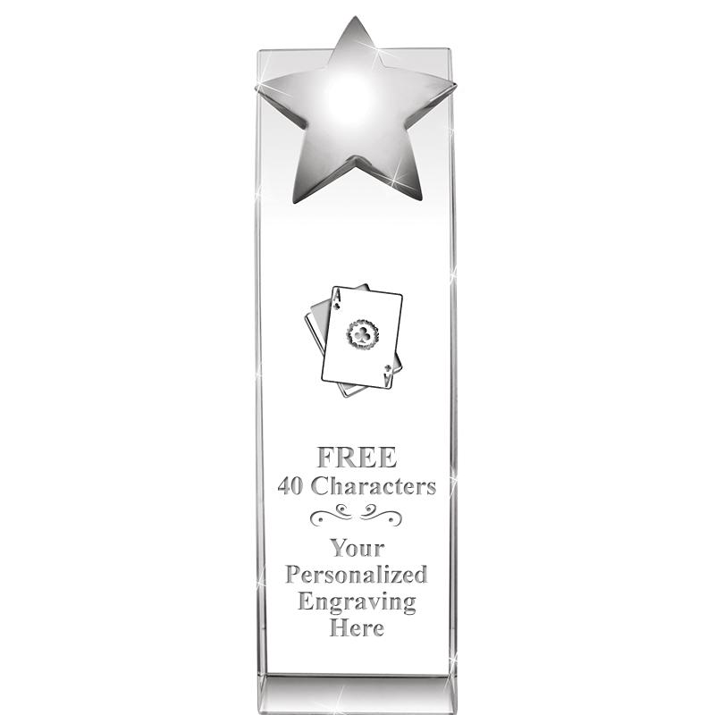 9.5"RECOGNITION CRYSTAL TOWER