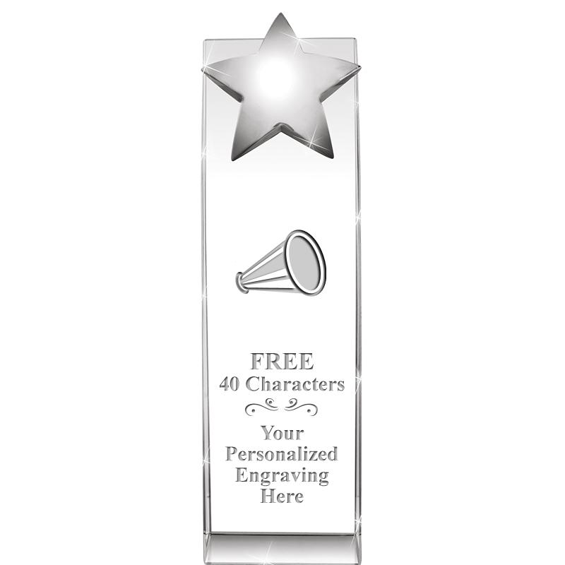 9.5"RECOGNITION CRYSTAL TOWER