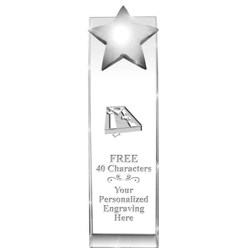 9.5"RECOGNITION CRYSTAL TOWER