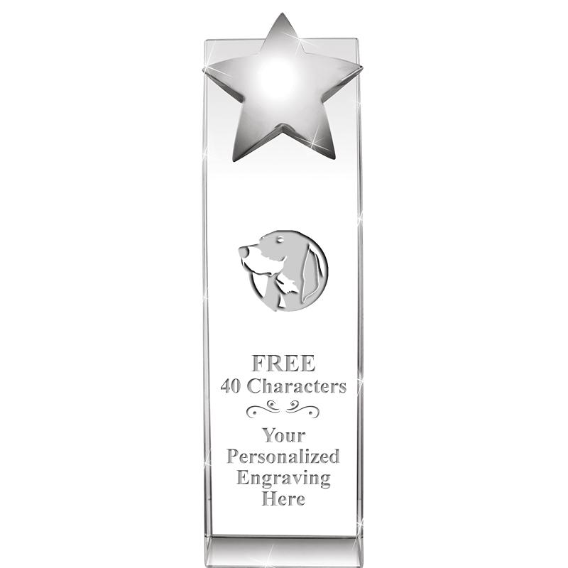 9.5"RECOGNITION CRYSTAL TOWER