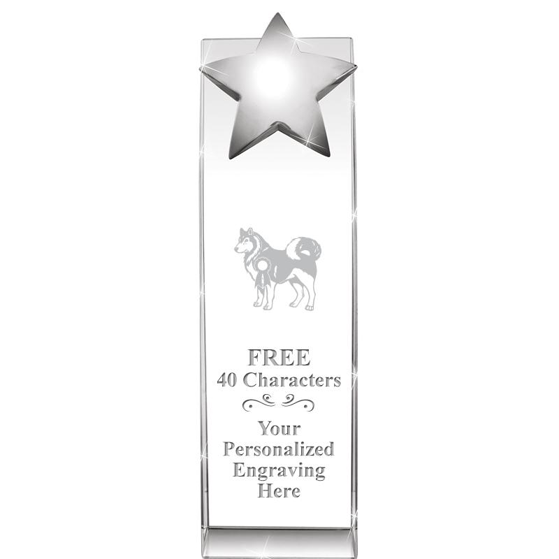 9.5"RECOGNITION CRYSTAL TOWER