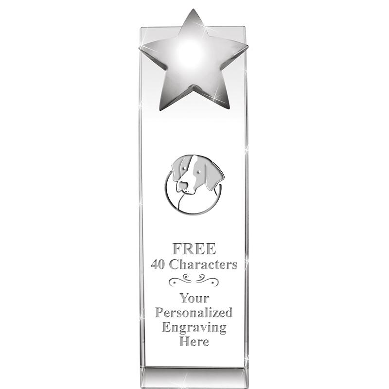 9.5"RECOGNITION CRYSTAL TOWER