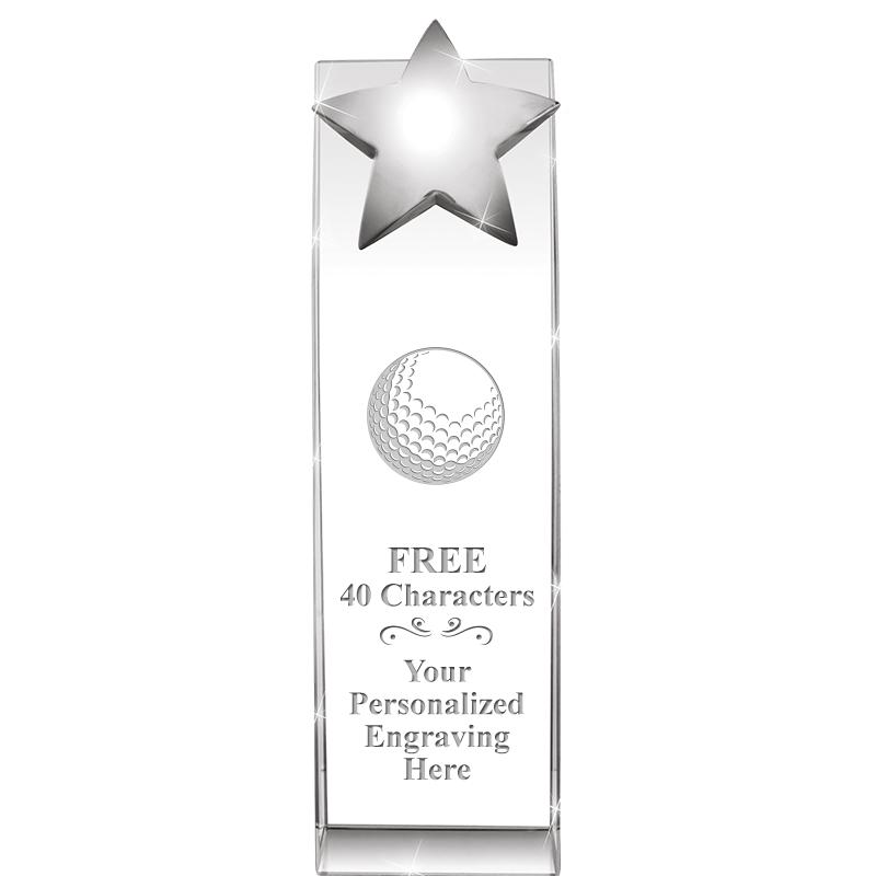9.5"RECOGNITION CRYSTAL TOWER