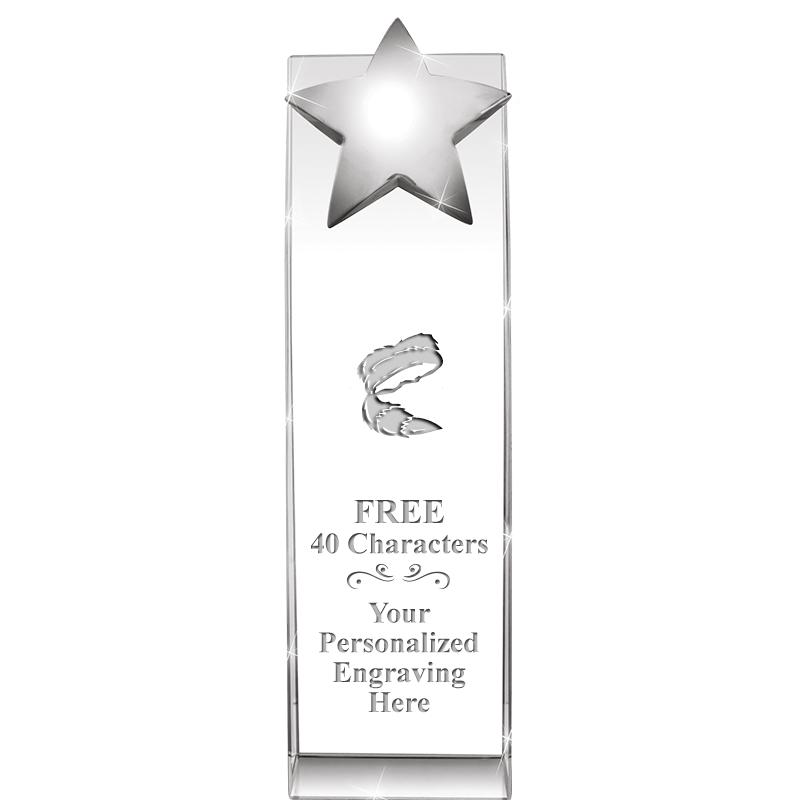 9.5"RECOGNITION CRYSTAL TOWER