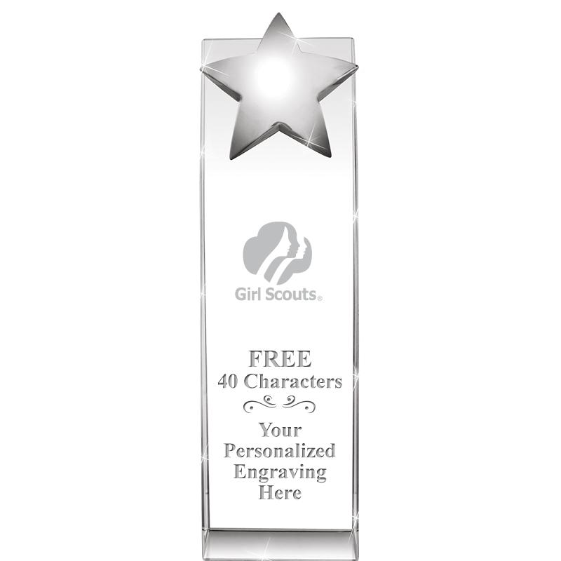 9.5"RECOGNITION CRYSTAL TOWER