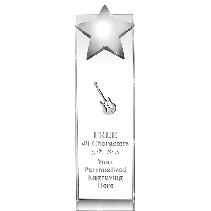 9.5"RECOGNITION CRYSTAL TOWER