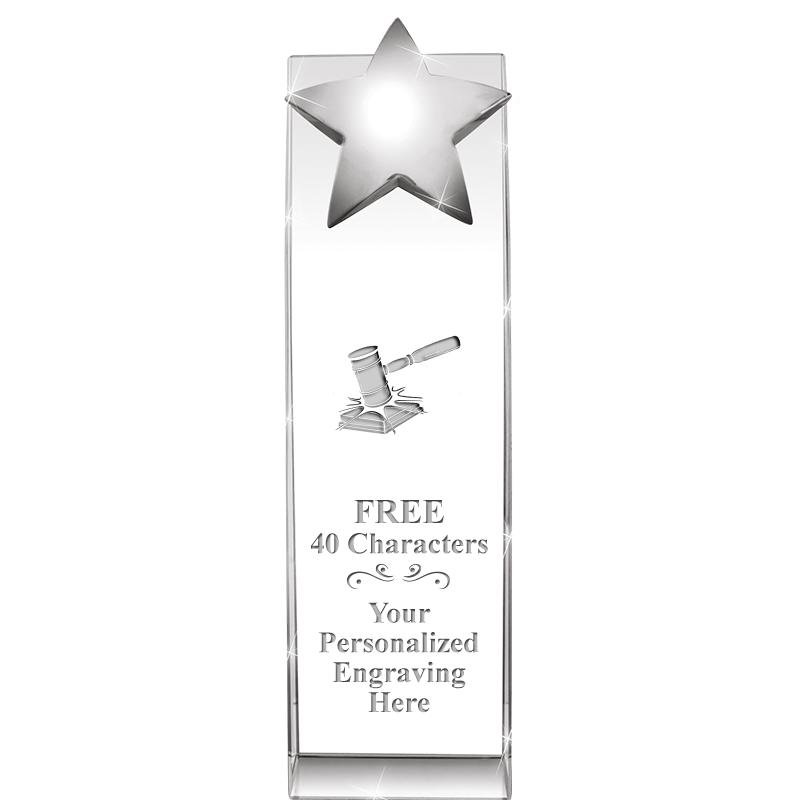 9.5"RECOGNITION CRYSTAL TOWER