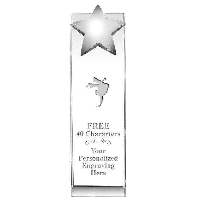 9.5"RECOGNITION CRYSTAL TOWER