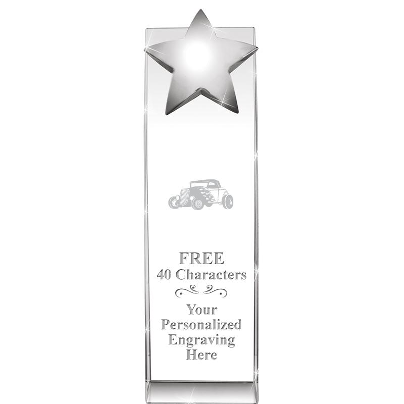 9.5"RECOGNITION CRYSTAL TOWER