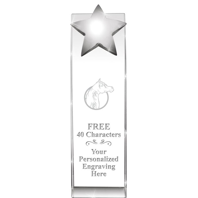 9.5"RECOGNITION CRYSTAL TOWER