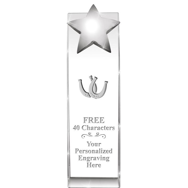 9.5"RECOGNITION CRYSTAL TOWER