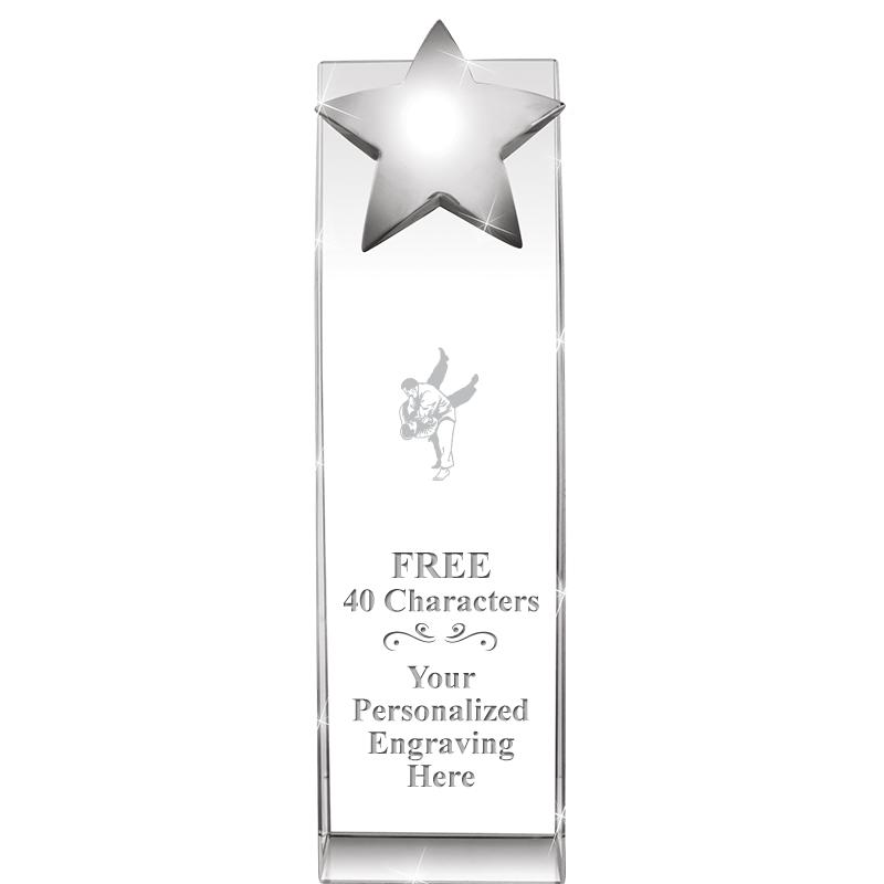 9.5"RECOGNITION CRYSTAL TOWER