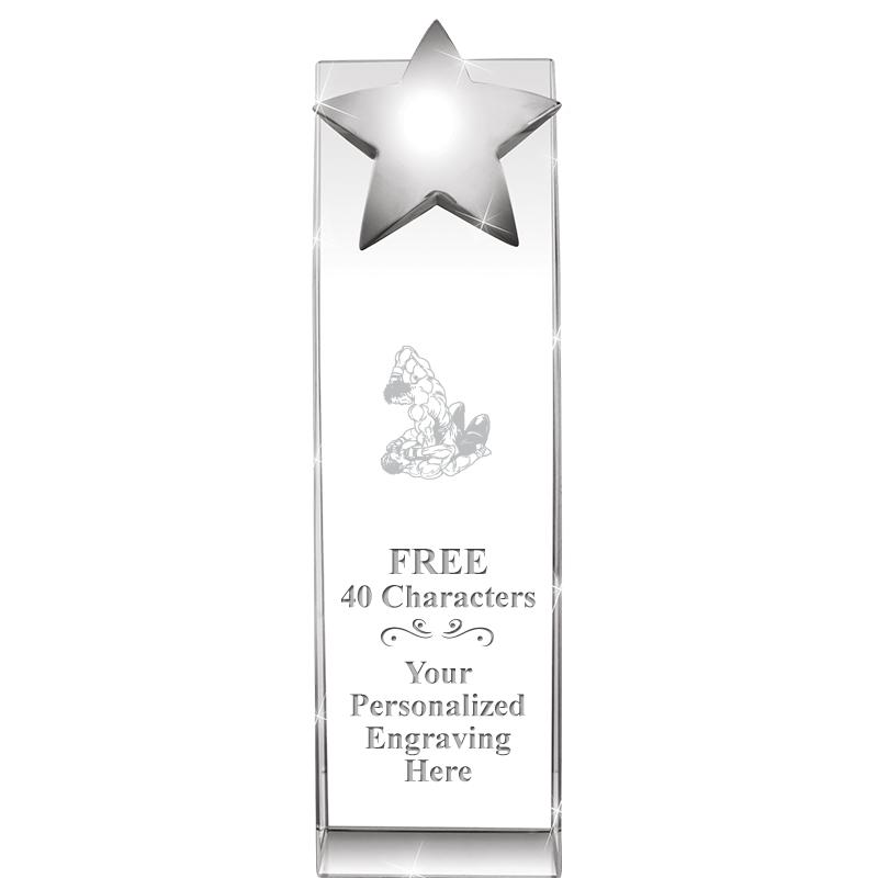 9.5"RECOGNITION CRYSTAL TOWER