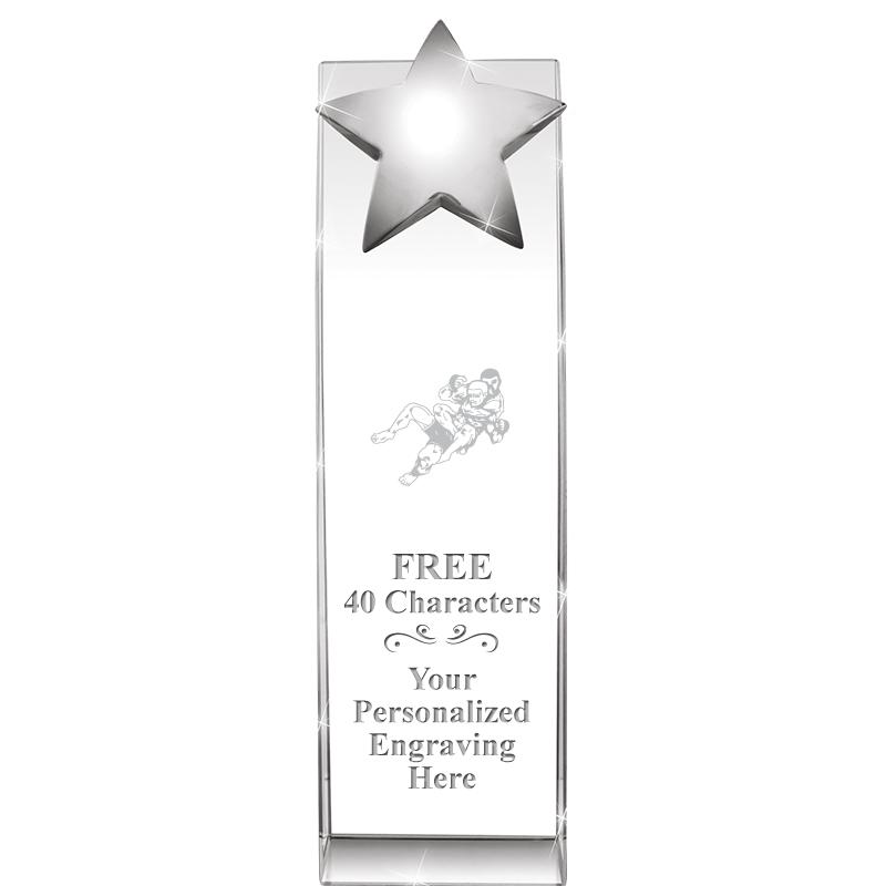 9.5"RECOGNITION CRYSTAL TOWER