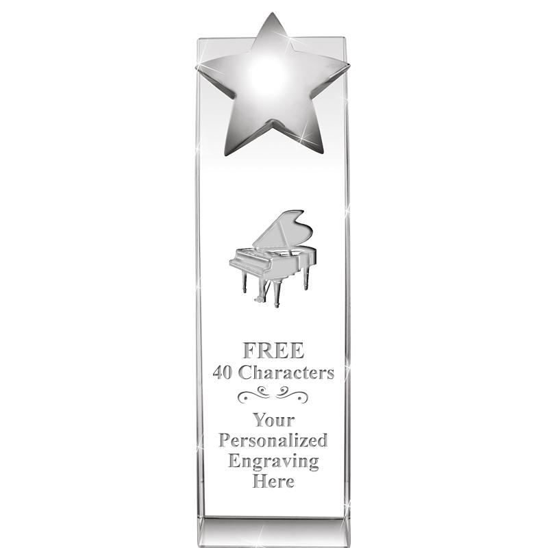 9.5"RECOGNITION CRYSTAL TOWER