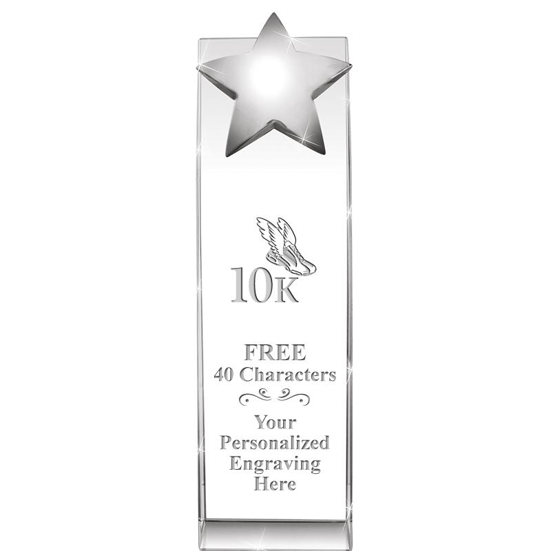 9.5"RECOGNITION CRYSTAL TOWER