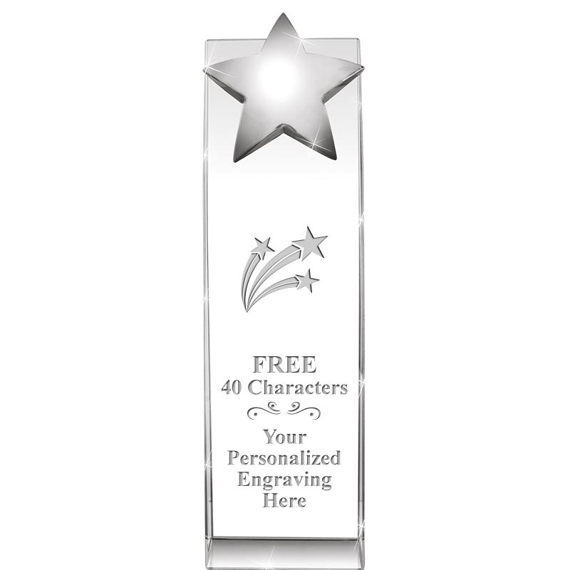 9.5"RECOGNITION CRYSTAL TOWER