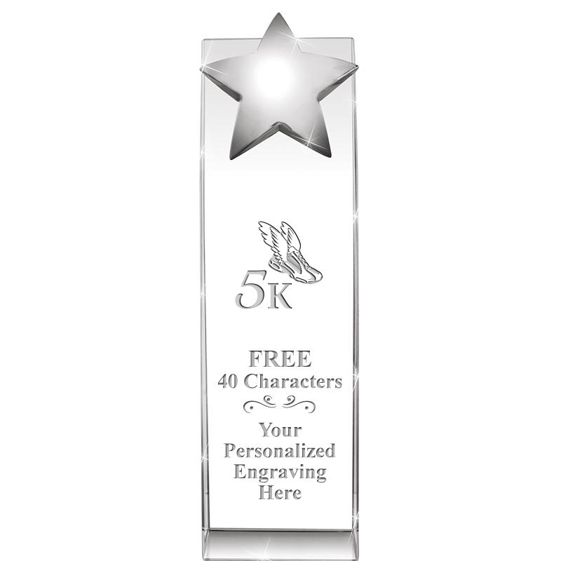 9.5"RECOGNITION CRYSTAL TOWER