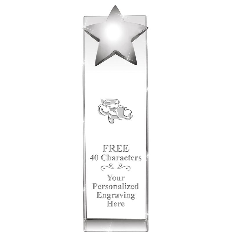 9.5"RECOGNITION CRYSTAL TOWER