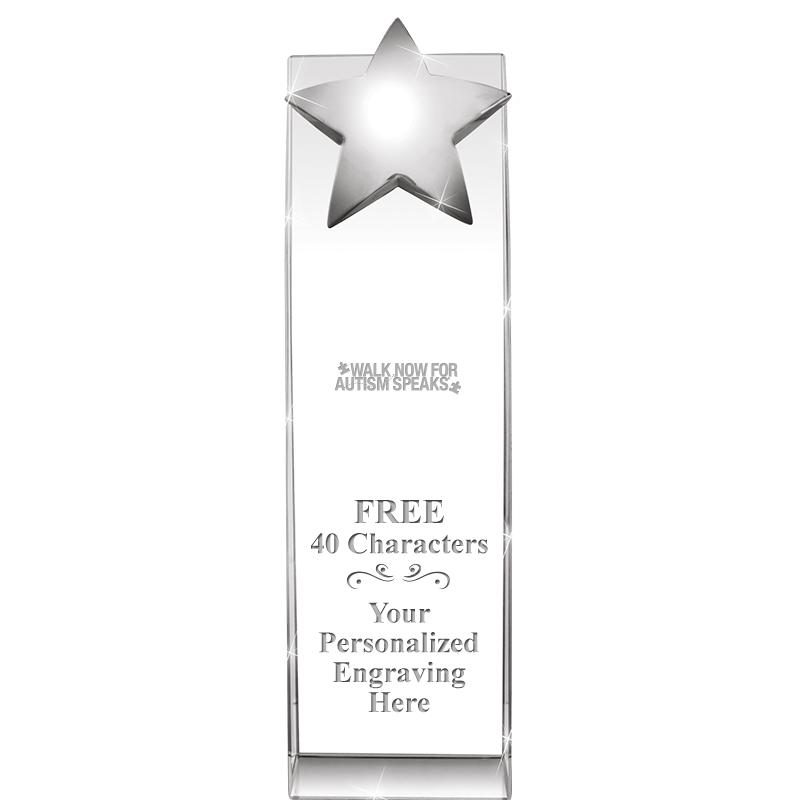 9.5"RECOGNITION CRYSTAL TOWER